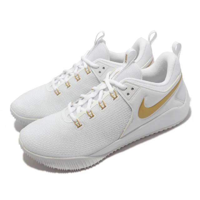 【NIKE 耐吉】排球鞋 Zoom Hyperace 2 SE 男鞋 氣墊 避震 包覆 支撐 運動訓練 白 金(DM8199-170)