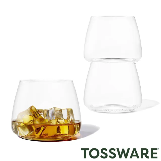 【TOSSWARE】12入組-可疊威士忌杯12oz(紅酒杯
