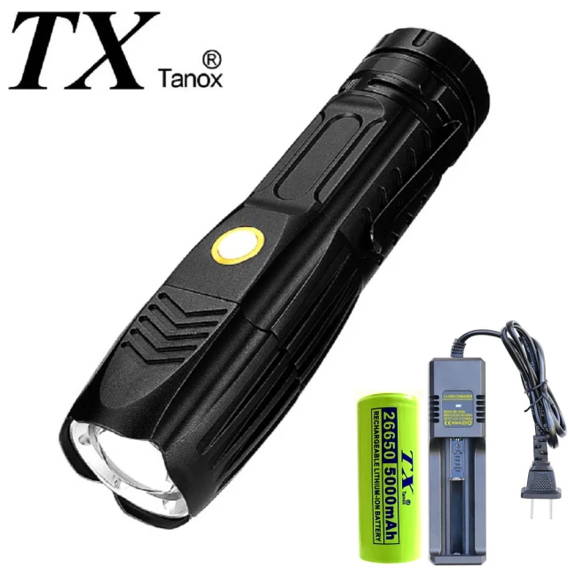 【TX 特林】XHP70 LED超強亮USB充電手電筒(T-X77-P70)