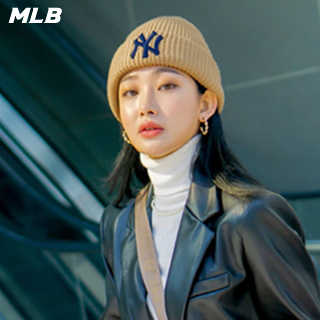 MLB【MLB】針織毛帽 紐約洋基隊(3ABNM0716-50BGS)