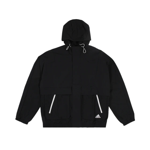 【adidas 愛迪達】尼龍防風外套 連帽 ST WV PKT JKT 男-H40211