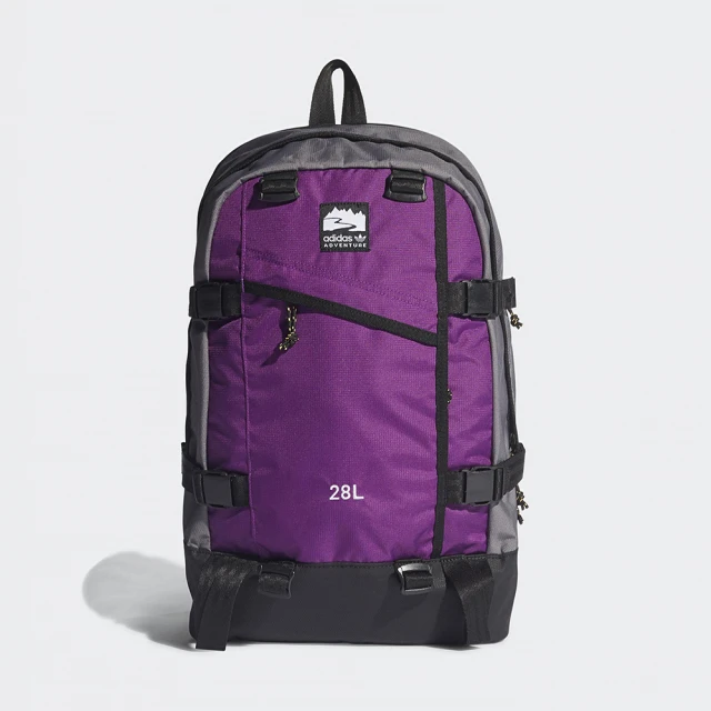 adidas 愛迪達【adidas 愛迪達】後背包 運動 大容量 筆電包 登山包 書包 BACKPACK L 紫 H22713