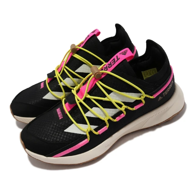 adidas 愛迪達【adidas 愛迪達】戶外鞋 Terrex Voyager 21 女鞋 海外限定 愛迪達 避震 包覆 彈力鞋帶 黑 粉(FW9410)