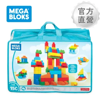 【Mega Bloks 美高積木】150片積木袋(兒童積木/大積木/學習積木/創意DIY拚搭/男孩玩具/女孩玩具)