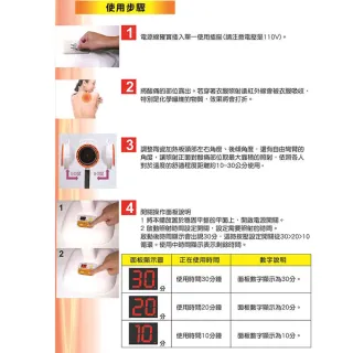 【汗馬】遠紅外線治療儀(照護燈/電熱器/電暖器)
