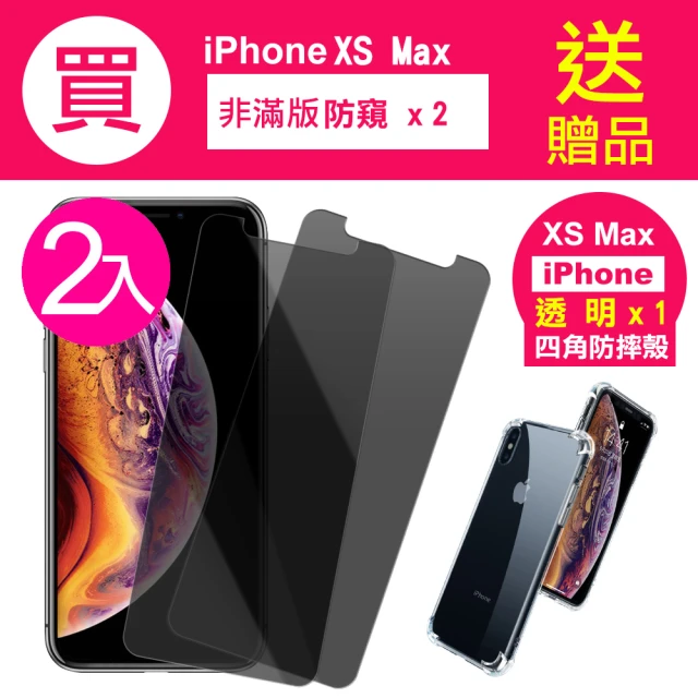 iPhone XS Max 6.5吋 防窺9H鋼化玻璃膜手機保護貼(iPhoneXSMax保護貼)