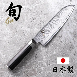 【KAI 貝印】旬 Shun Classic 日本製三德鋼刀17.5cm DM-0702(高碳鋼 日本製刀具)