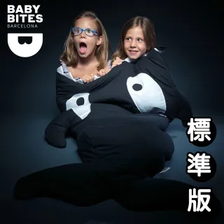 【BabyBites 鯊魚咬一口】西班牙製-純棉兒童多功能睡袋-小殺人鯨(兒童標準版)