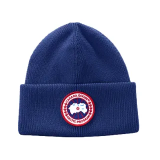 【CANADA GOOSE】品牌logo基本款毛帽(藍色)