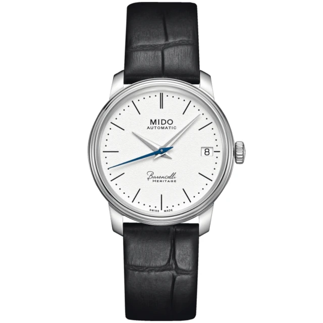 【MIDO 美度】BARONCELLI HERITAGE 永恆系列 復刻超薄機械腕錶 / 33mm(M0272071601000)