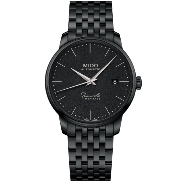 【MIDO 美度】BARONCELLI HERITAGE 永恆系列 復刻超薄機械腕錶 / 39mm(M0274073305000)