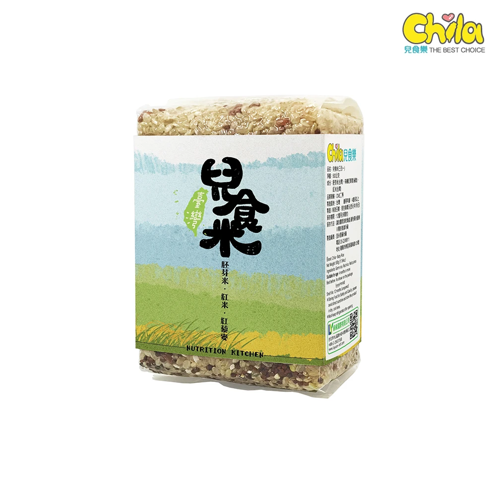 【Chila 兒食樂】兒食米寶寶米-500g(營養三合一：紅米+胚芽米+紅藜麥)