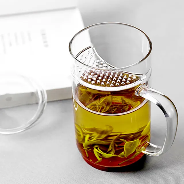 【豐曜】玻璃月牙馬克杯(玻璃茶具)/