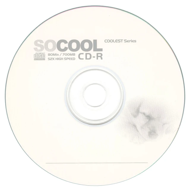 【SOCOOL】SOCOOL CD-R 52X 小狗版 50片裝(可燒錄空白光碟)