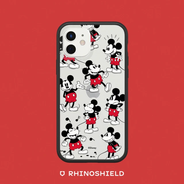 【RhinoShield 犀牛盾】iPhone X/Xs/XR/Xs Max系列 Mod NX邊框背蓋手機殼/米奇系列-米奇的常態(迪士尼)