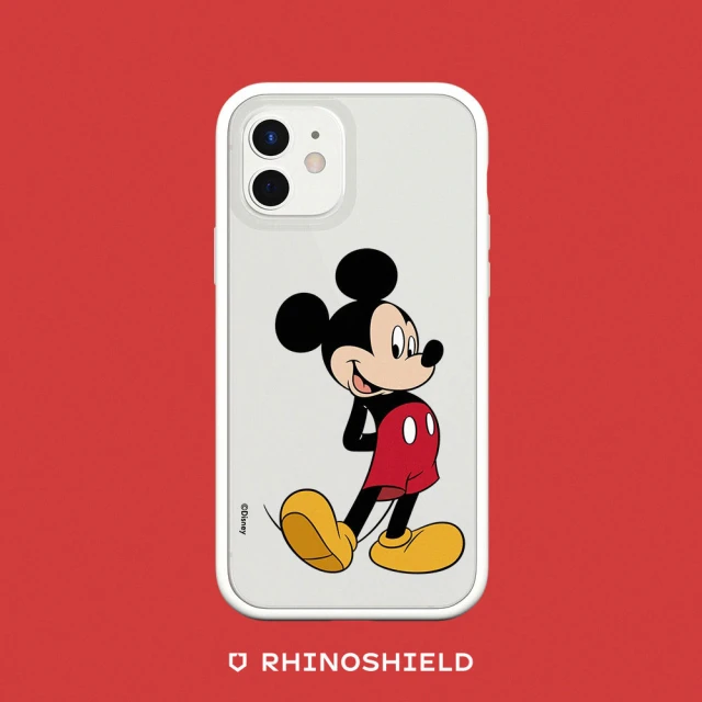 【RhinoShield 犀牛盾】iPhone 12 mini/12 Pro/Max Mod NX邊框背蓋手機殼/米奇系列-來！米奇站好(迪士尼)