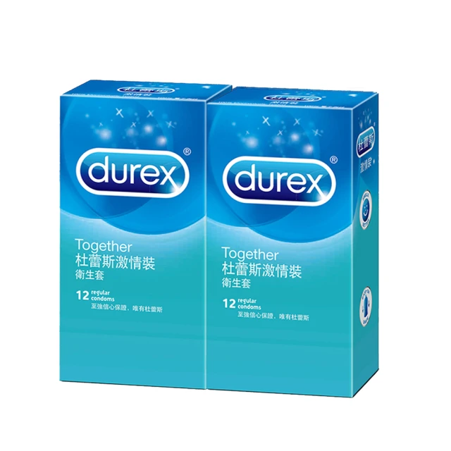 【Durex杜蕾斯】激情裝保險套2盒(12入/盒)