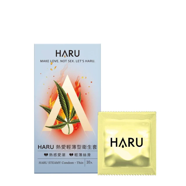 【HARU 含春】STEAMY 熱愛輕薄型保險套10入 – Thin(輕薄型Thin)