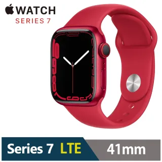 金屬錶帶超值組★【Apple 蘋果】Watch Series 7 LTE版41mm(鋁金屬錶殼搭配運動型錶帶)