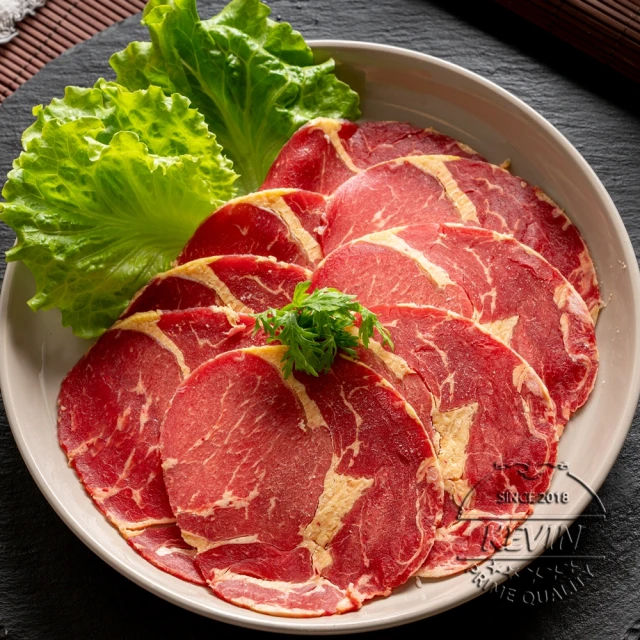 【凱文肉舖】美淇食品-紐西蘭嚴選肋眼沙朗火鍋片_16盒(200g/盒±9g)