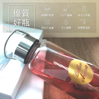 【FUJI-GRACE】高硼矽耐熱手提玻璃瓶800ml 3入組(FJ-922*3)