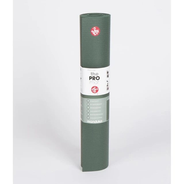 【Manduka】PRO Mat 瑜珈墊 6mm - Black Sage(高密度PVC瑜珈墊)