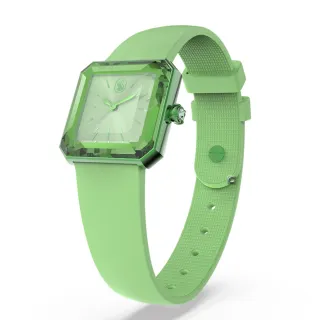 【SWAROVSKI 施華洛世奇】Lucent風格時尚腕錶(5624379-綠)