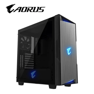 【GIGABYTE 技嘉】AORUS系列 C300 玻璃透測 ATX中塔型機殼(GB-AC300G/GPU-40cm/CPU-17cm)