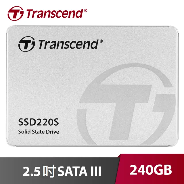 【Transcend 創見】SSD220S 240GB 2.5吋SATA固態硬碟(TS240GSSD220S)