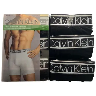 【Calvin Klein 凱文克萊】ULTIMATE 長版四角男內褲 黑色 4件一組(ck 黑色 NP22620)