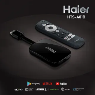 【Haier 海爾】4K 安卓11智慧語音電視盒(HTS-A01B)