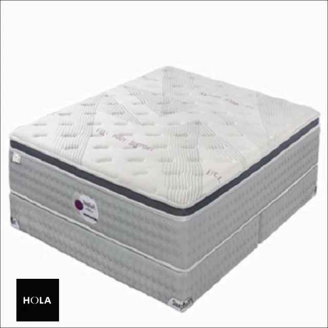【HOLA】SleepTrain席樂頓伯靈頓-三股合弦乳膠獨立筒床墊雙人特大6x7呎