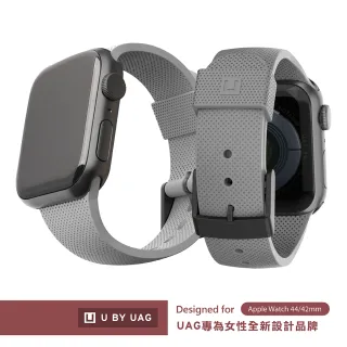 【Apple 蘋果】Apple Watch SE GPS 44mm ★UAG(U)錶帶組(鋁金屬錶殼搭配運動型錶帶)