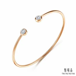 【點睛品】Daily Luxe 10分 炫幻星光 18K金鑽石手鐲