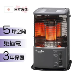 【TOYOTOMI】限量色 日本製造RS-FH290-H灰色攜帶式煤油暖爐(遠紅外線熱能)