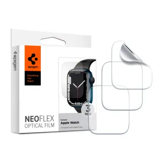 【Spigen】SGP Apple Watch Series 7 - 45mm Film NeoFlex -極輕薄防刮保護貼(3入組)
