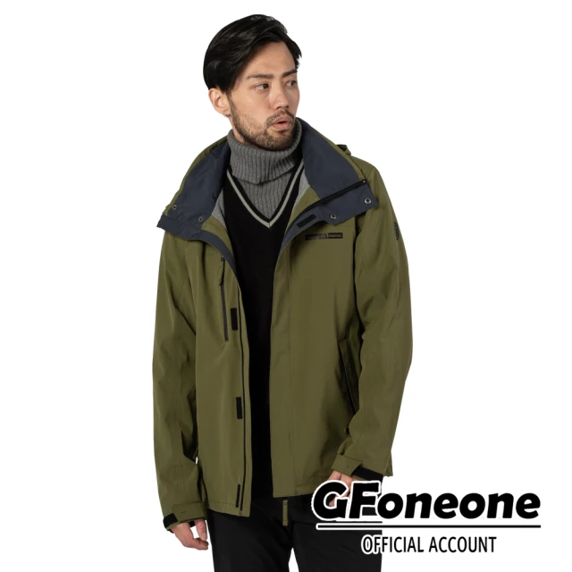【GFoneone】GF阻菌防水軍型外套-全方位機能-軍綠(防水外套)