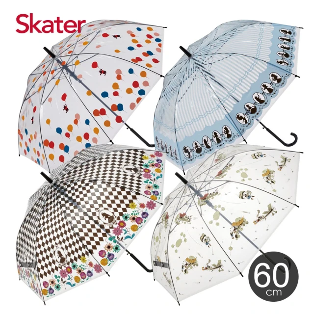 Skater【Skater】透明長直傘(60cm)