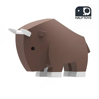 【HALFTOYS 哈福玩具】3D動物世界：角馬(GNU/牛羚/韓國設計/steam玩具)