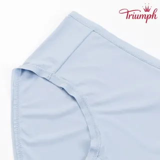 【Triumph 黛安芬】自在嚴選系列素面中腰平口內褲 M-EL(暮光藍)