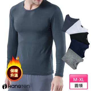【Hang Ten】極暖魔毛蓄熱衣.保暖衣超值4件組(圓領/半高領/V領可選)
