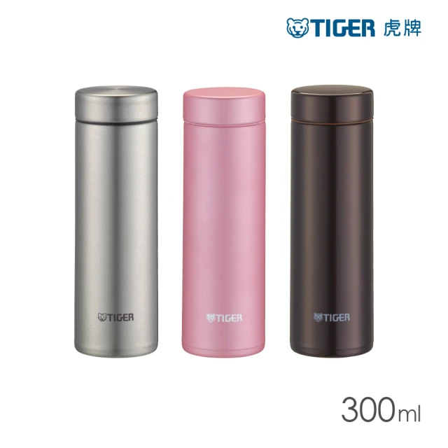 【TIGER 虎牌】夢重力抗菌旋蓋式不鏽鋼真空保溫杯 300ml(MMP-K030)