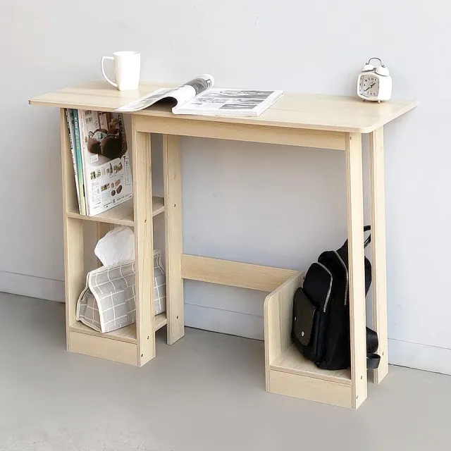 【生活藏室】泰尼小而巧簡易工作桌-98x37cm(書桌 小桌子 學生桌 學習桌)