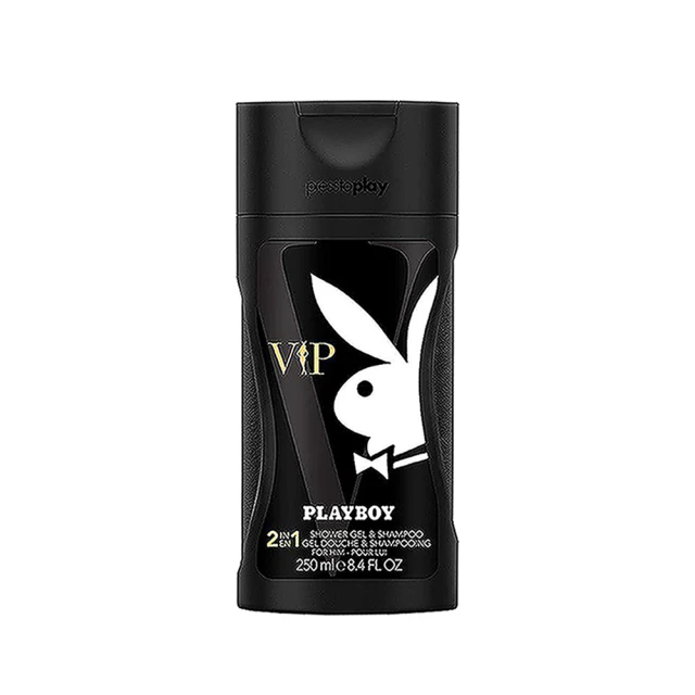 【PLAYBOY】VIP經典男性保濕香水2合1洗髮沐浴膠(250ml)