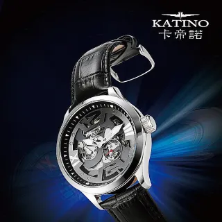 【Katino】雅痞紳士機械錶(灰面/藍面)