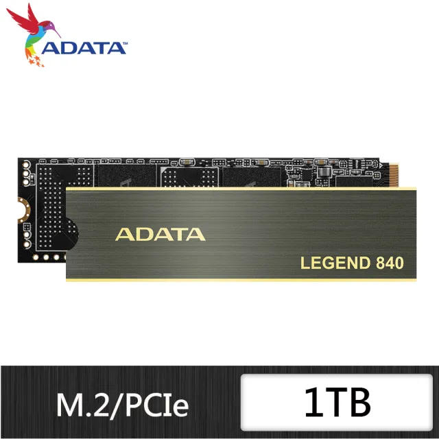 【外接盒組】ADATA 威剛 LEGEND 840 1TB PCIe 4.0 M.2 SSD固態硬碟(讀：5000M/寫：4500M)