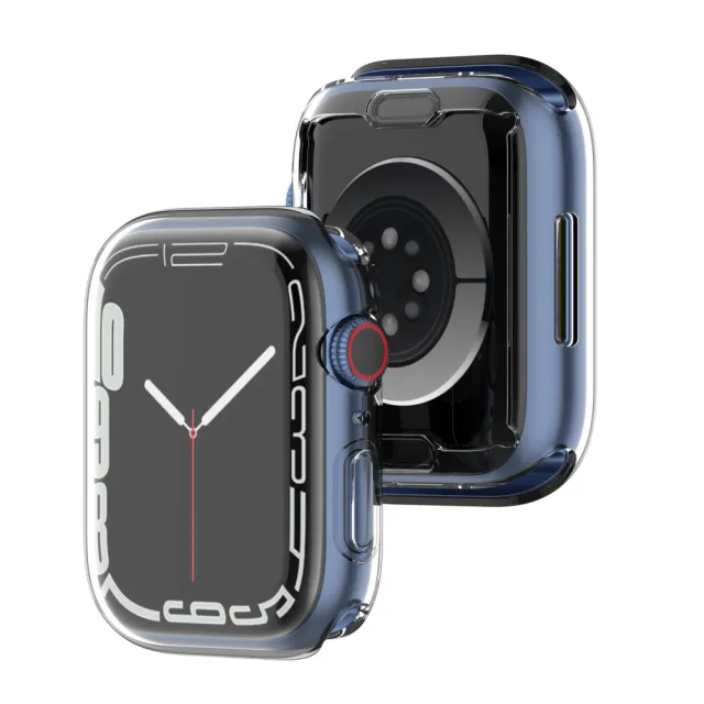 Apple Watch Series 7 45mm/41mm 纖薄清透手錶保護套(全包款) - momo購物網