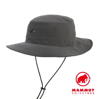 【Mammut 長毛象】Runbold Hat 休閒輕量透氣漁夫帽 幻影黑 #1191-04612