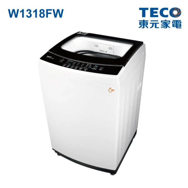 【TECO 東元】福利品★13公斤 FUZZY人工智慧定頻直立式洗衣機(W1318FW)