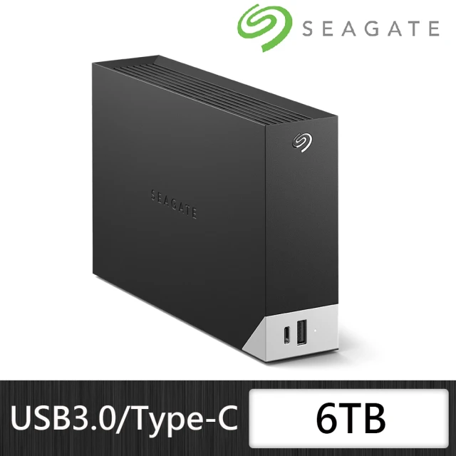 【SEAGATE 希捷】One Touch Hub 6TB 外接硬碟(STLC6000400)